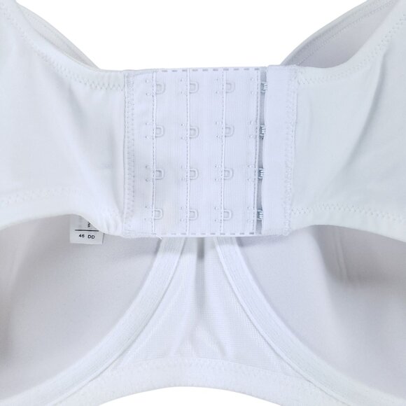 Leading Lady Seamless Full Figure 46DD Padded Underwire T-Shirt Bra White - Picture 3 of 6